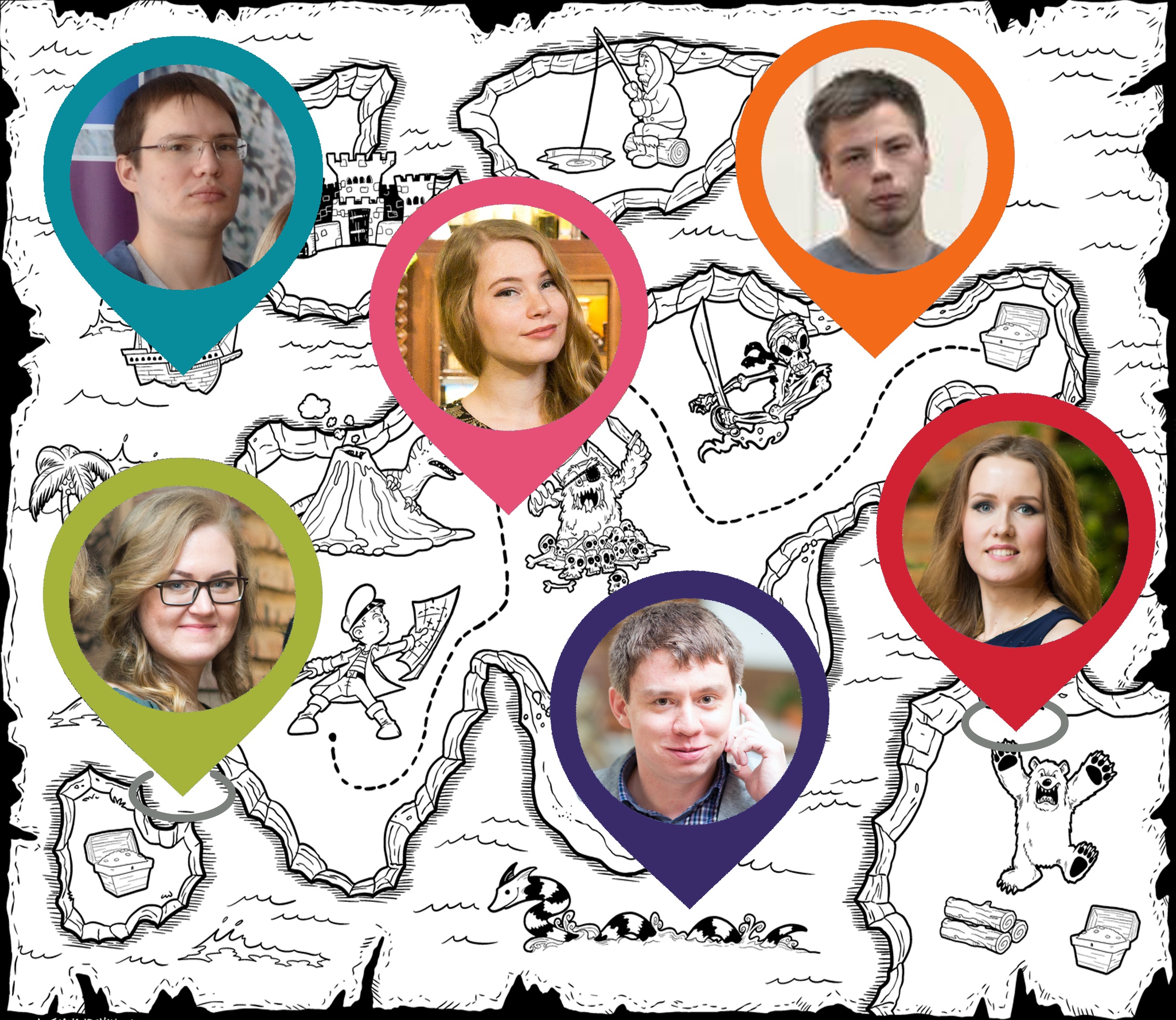 Специалисты отдела геоинформационных технологий и дистанционного зондирования Земли