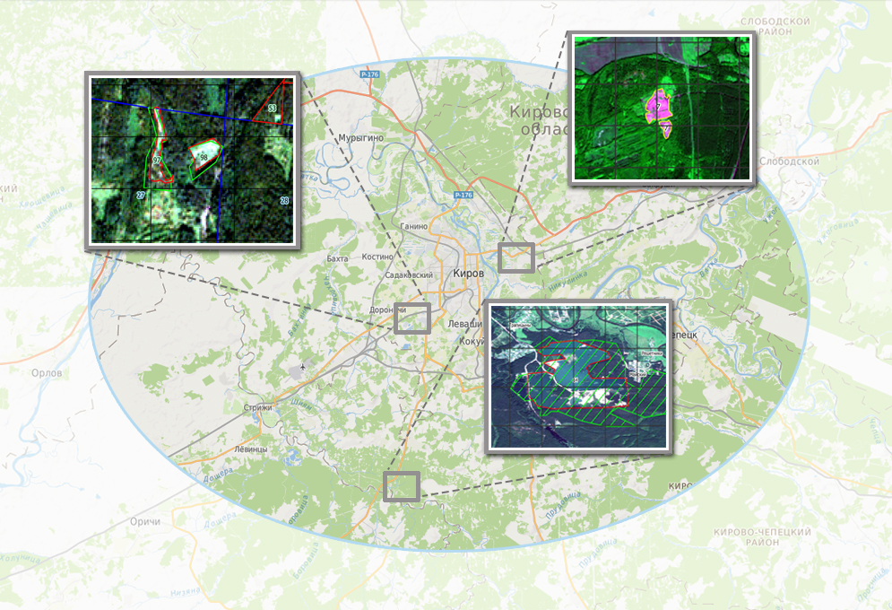 Выявить нарушения в хозяйственной деятельности Кировской области помогают данные дистанционного зондирования Земли
