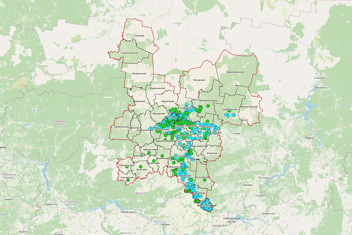 В Кировской области создана интерактивная карта газификации