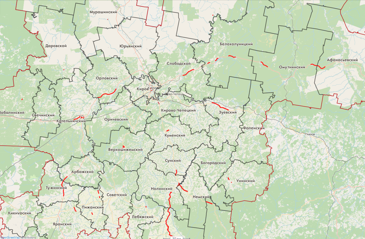 В Кировской области создана карта ремонта дорог (анонс)